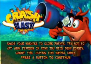 crash bandicoot blast