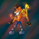 Foofie e Crash – Crash Bandicoot Evolution