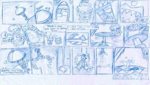 crash bash - storyboard 1