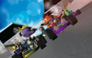 Crash vs spyro racing proto